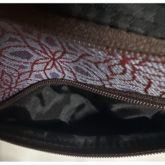 MARUCA Tomboy Crossbody Tapestry Floral Red's Handmade in Colorado - Picture 2 of 6